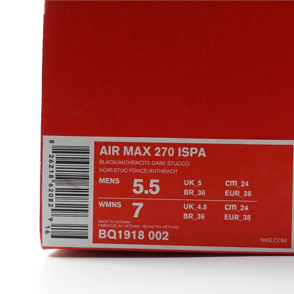 Nike shoes - Air Max 270 ISPA - Air Max ISPA - BQ1918-002 - Black (UPC: 826218620829) 9