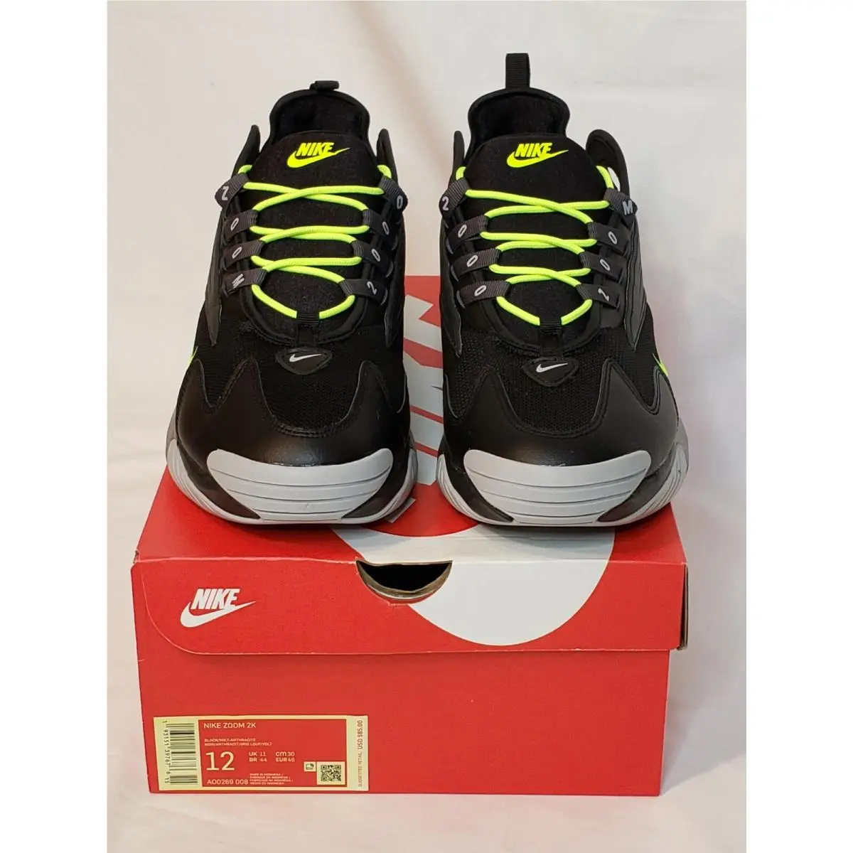 Nike shoes - Nike Zoom 2K - Zoom - AO0269 008 - Black/Volt-Anthracite 0