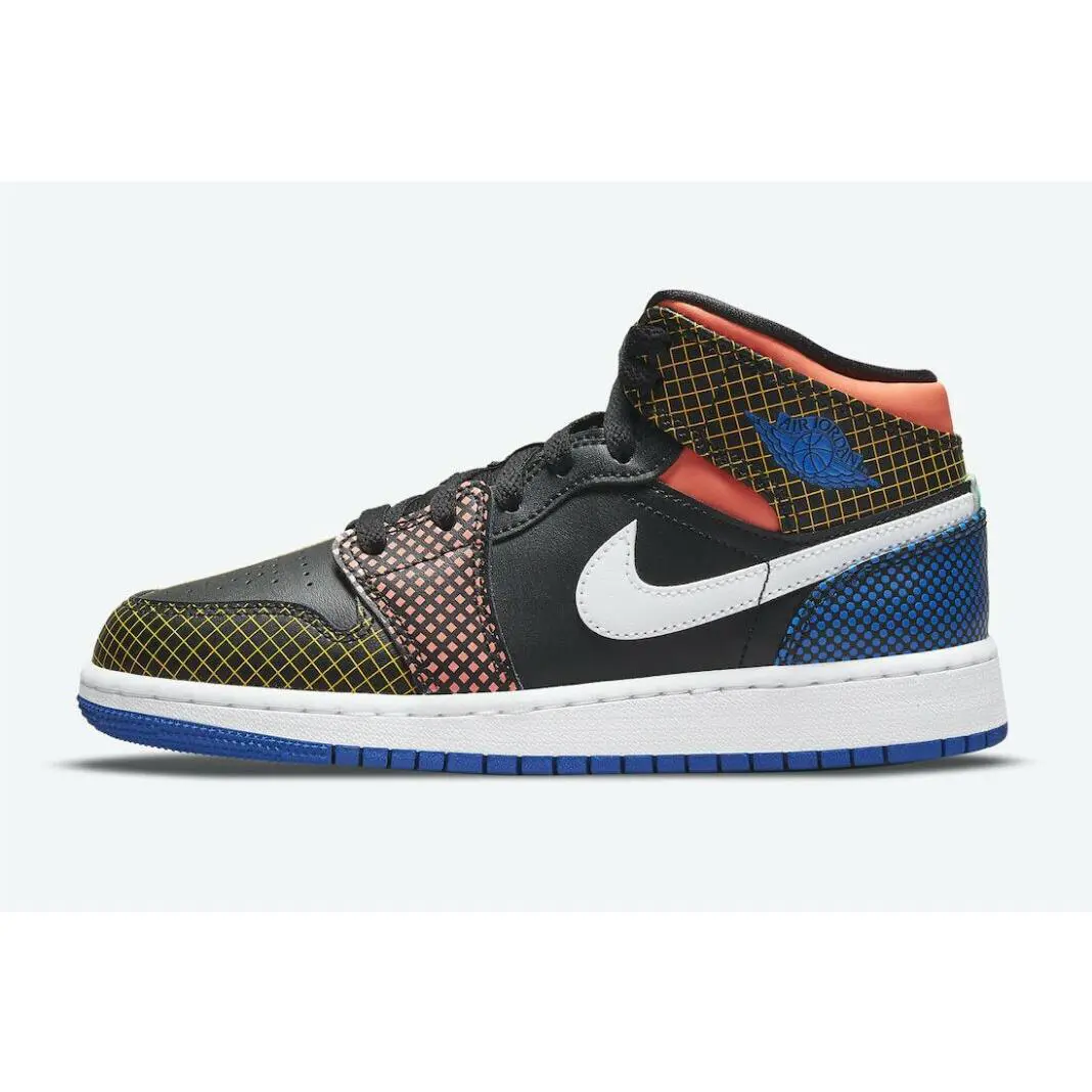 Nike shoes - Air Jordan 1 Mid GS - DC4092-001 - Multicolor 2