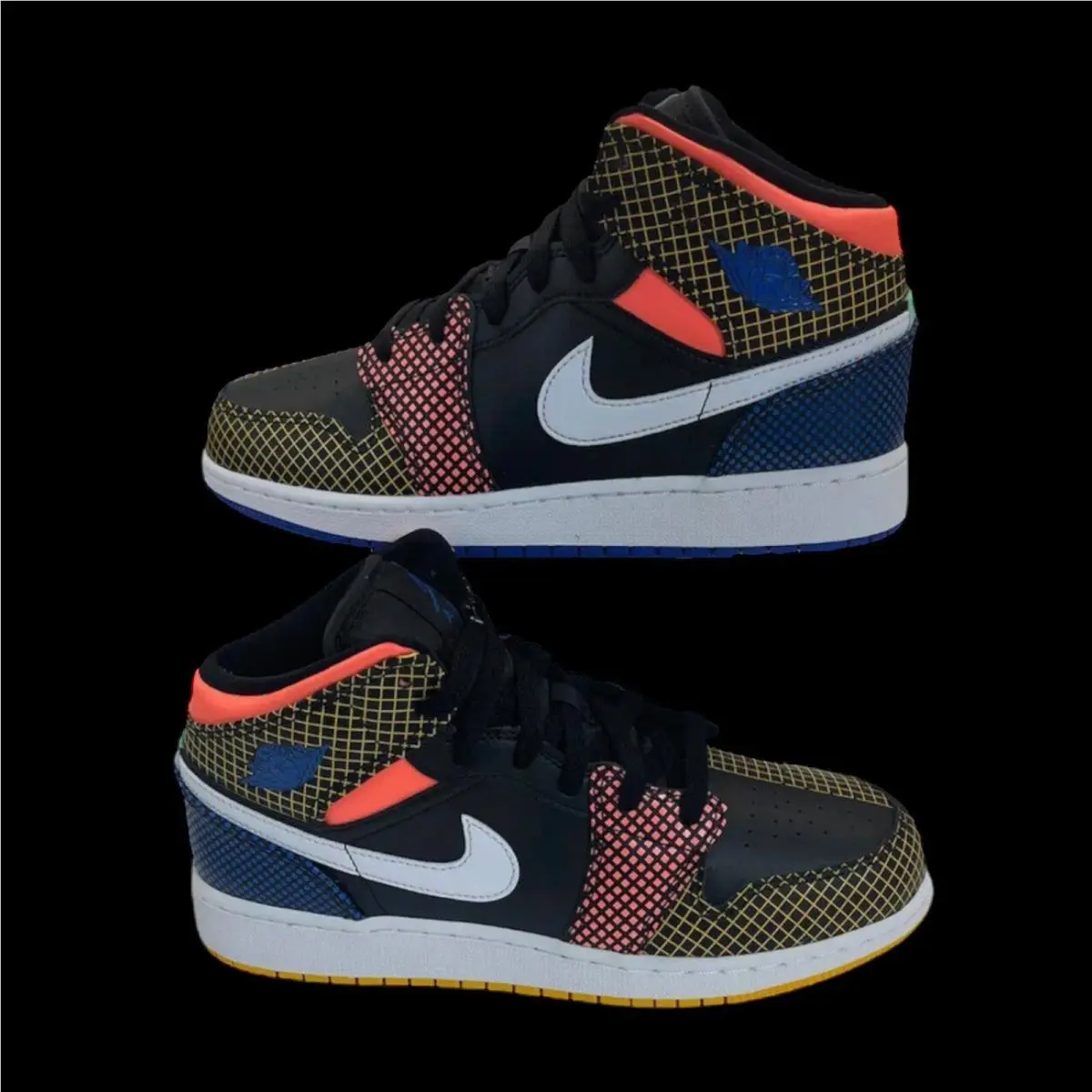 Nike shoes - Jordan 1 Mid - Mid - DC4092001 - Multicolor, Manufacturer: University Gold/metallic Gold/black (UPC: 0195238349875) 1