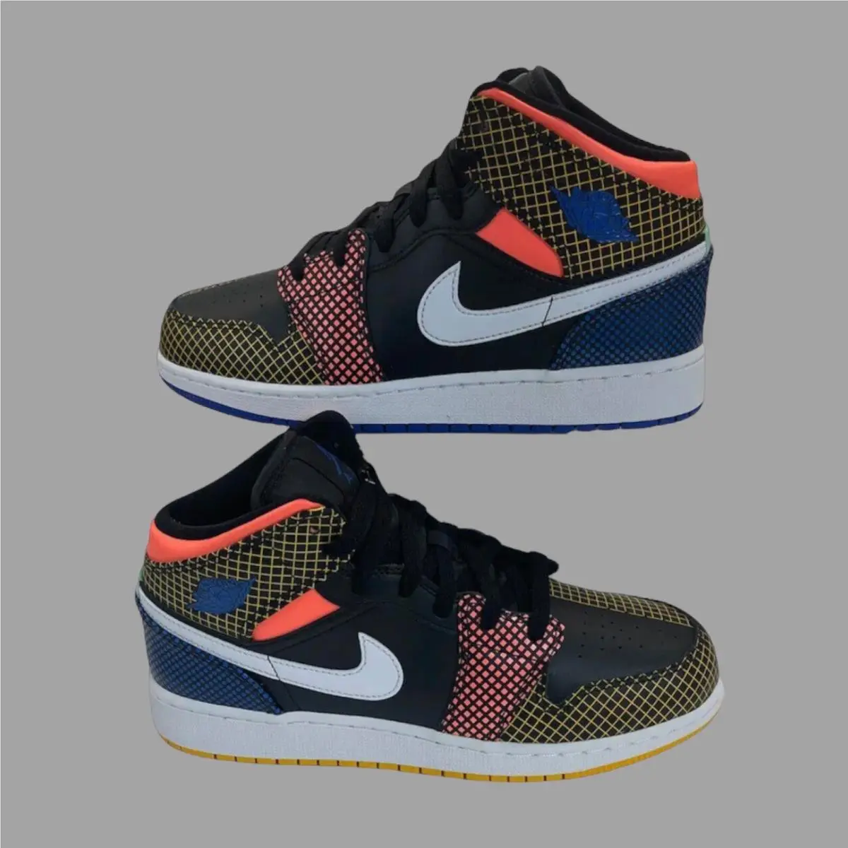 Nike shoes - Jordan 1 Mid - Mid - DC4092001 - Multicolor, Manufacturer: University Gold/metallic Gold/black (UPC: 0195238349875) 2