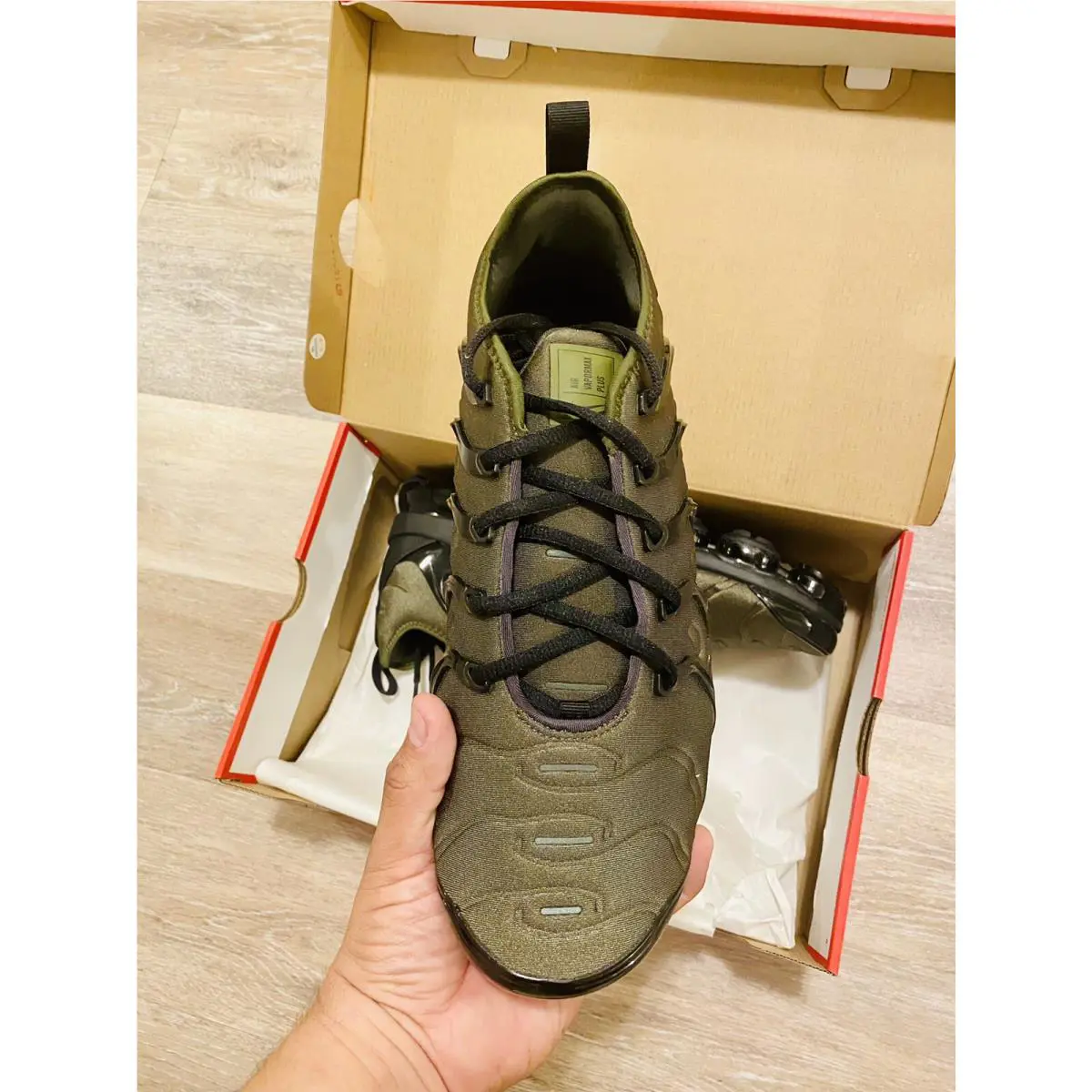 Nike shoes - Nike Air Vapormax Plus - Air Vapormax Plus - DQ4688-300 - Green (UPC: 0195866127715) 4