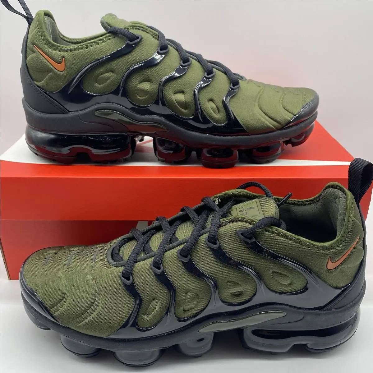 Nike Air Vapormax Plus Rough Green Olive Black DQ4688-300 Men’s Size 9.5