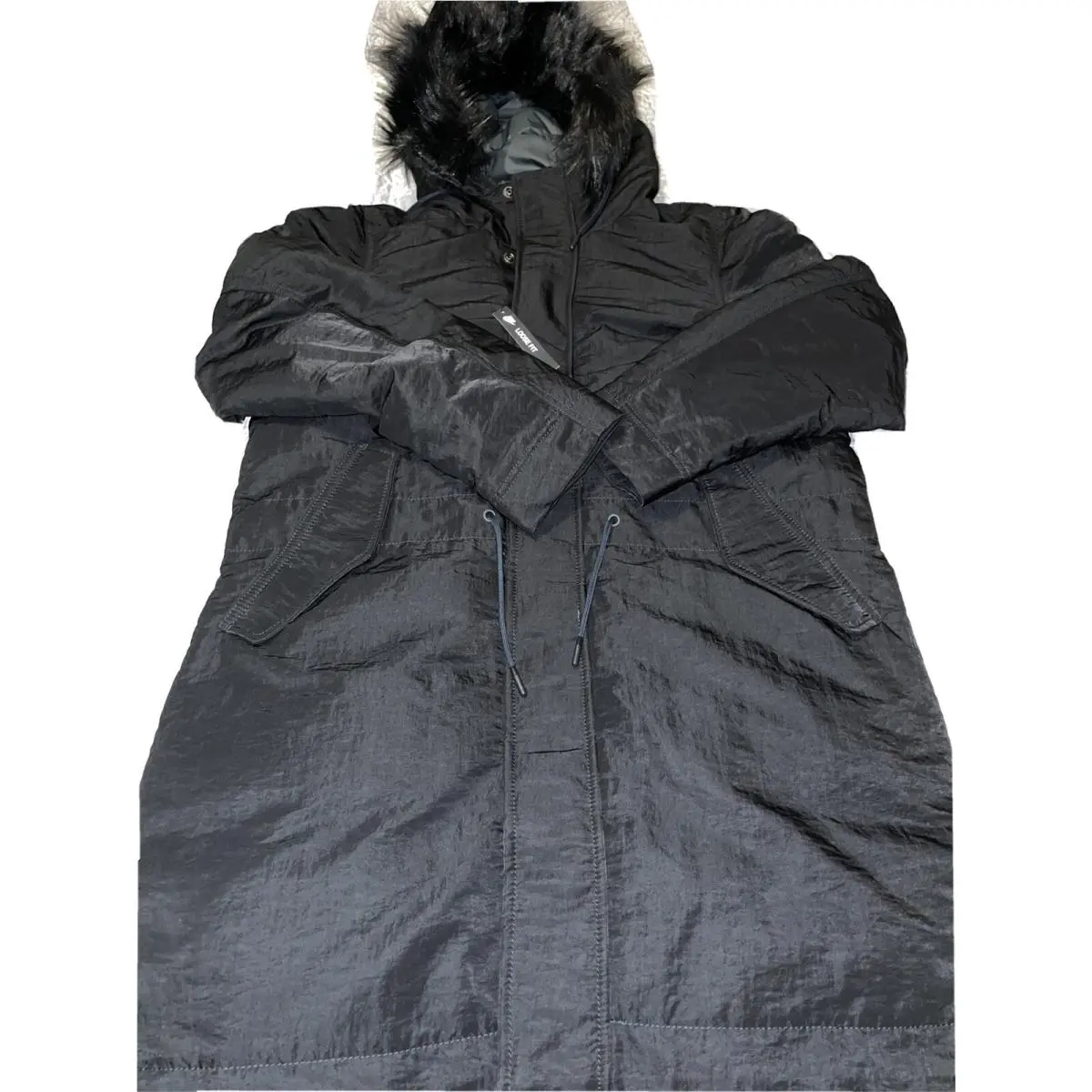Nike Men`s Sportswear Down Fill Hooded Parka Repel Black Size XL BV4751-010