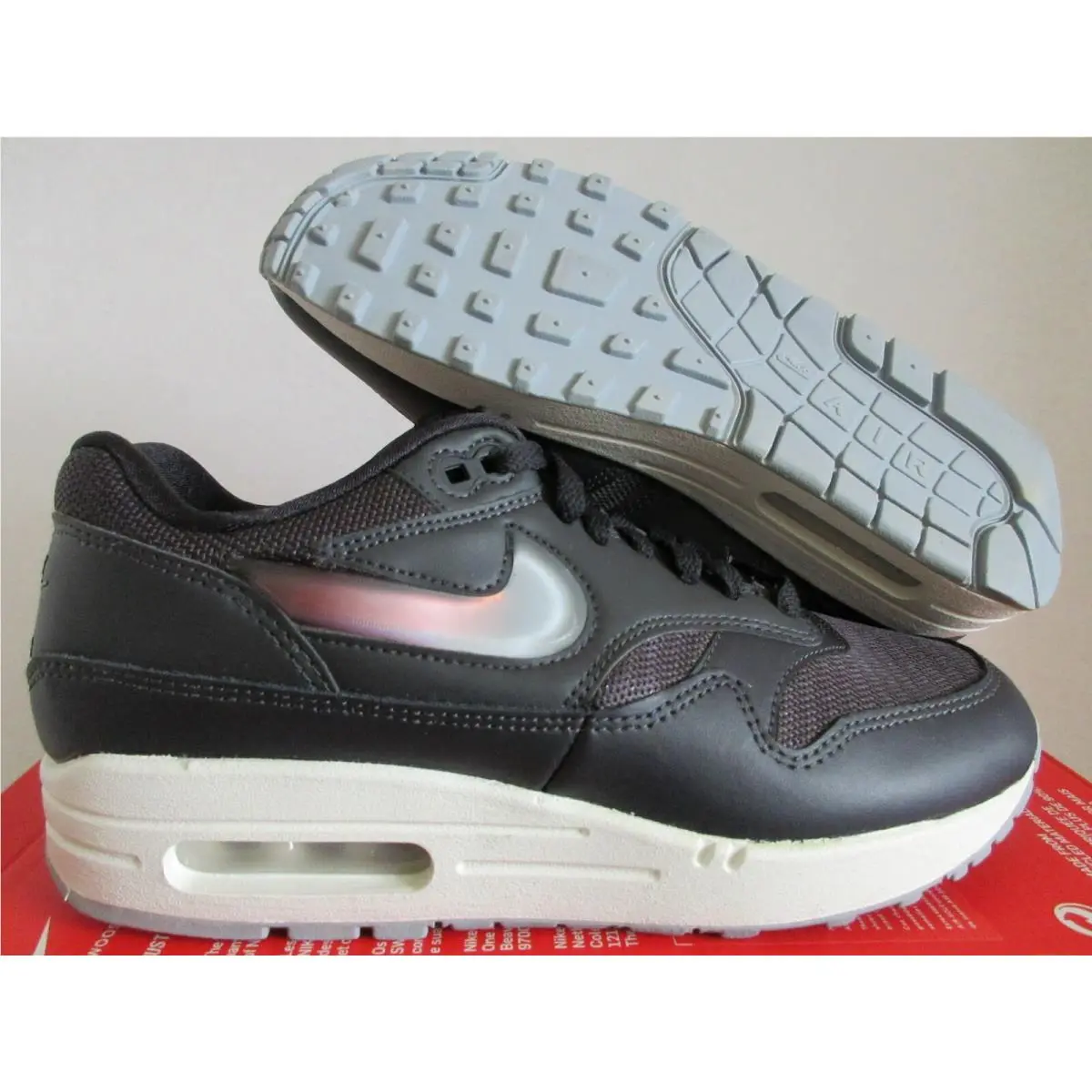 Wmns Nike Air Max 1 JP Jelly Oil Grey-obsidian Mist SZ 8 AT5248-001