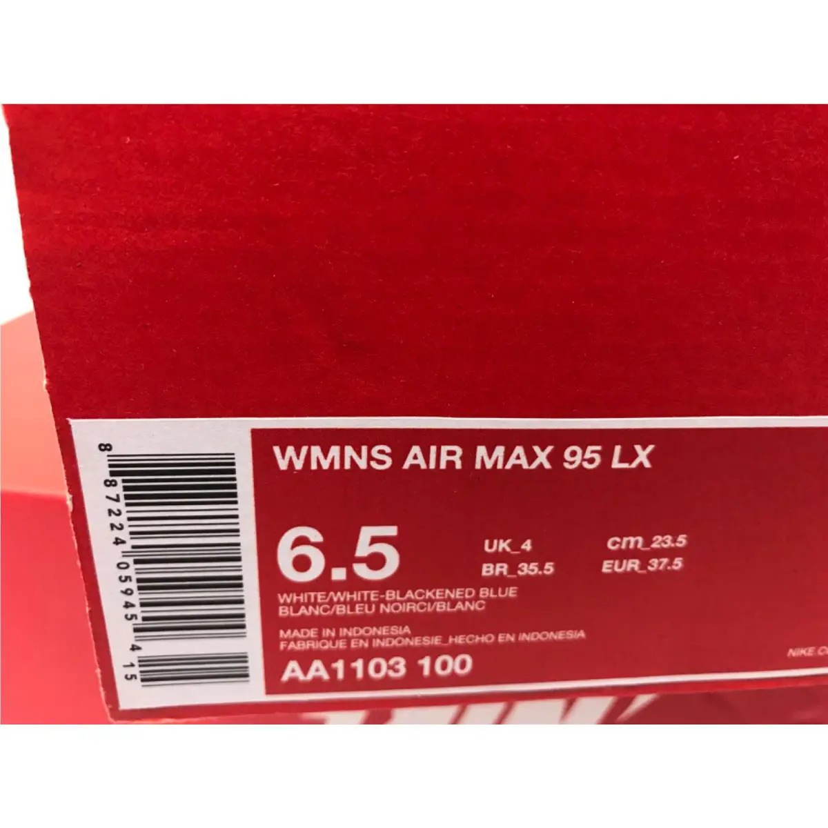Nike shoes - Nike Air Max 95 - Air Max - AA1103-100 - White (UPC: 0887224059454) 3