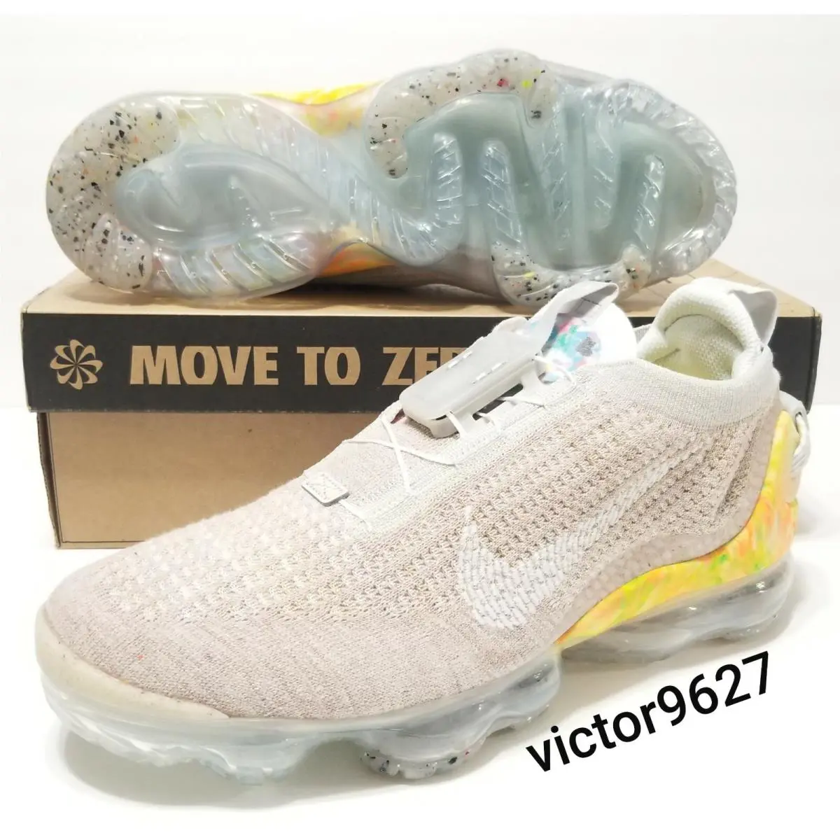 Nike shoes - Nike Air Vapormax Flyknit - Air Vapormax Flyknit - CW1765 003 - Beige 0
