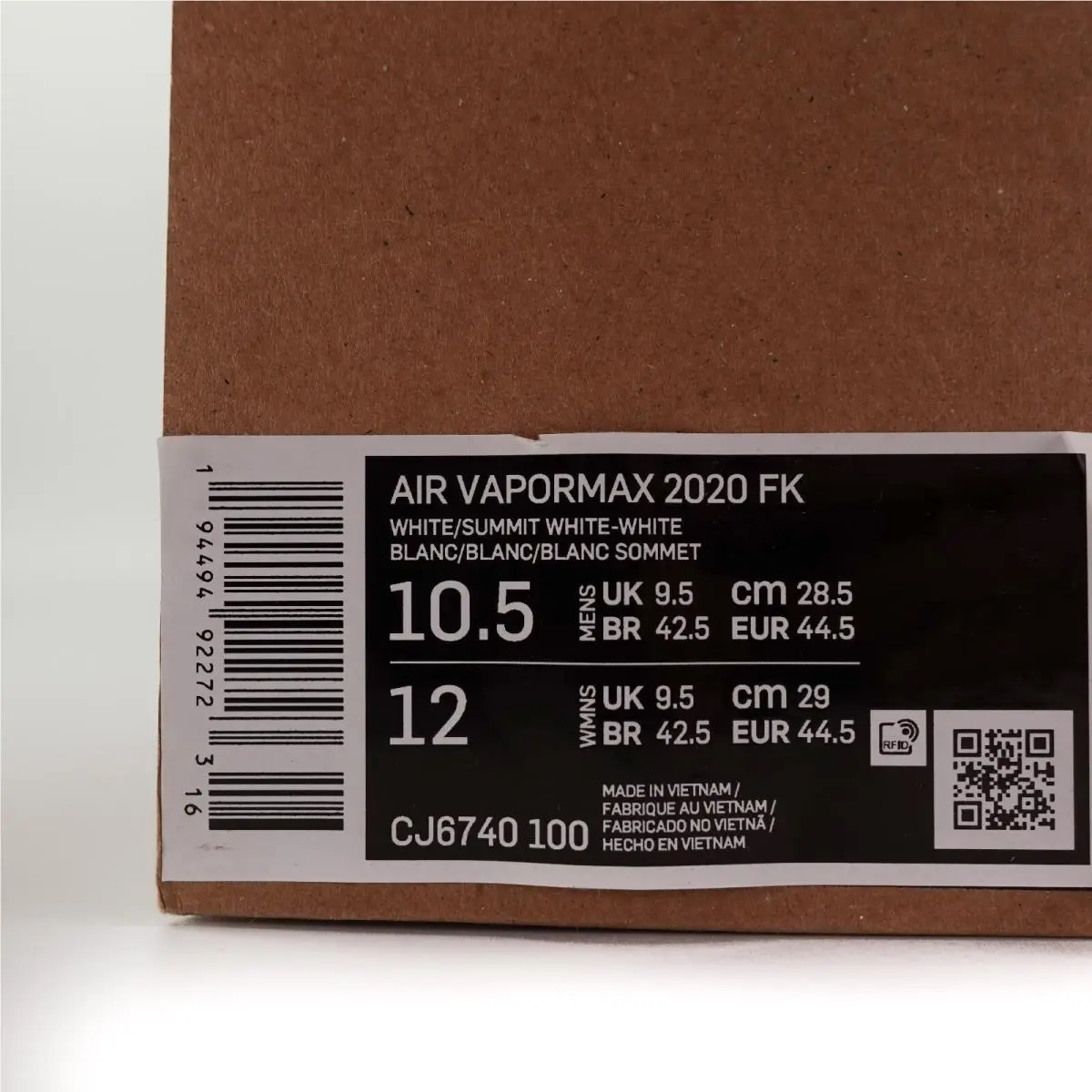 Nike shoes - Nike Air Vapormax 2020 Flyknit - CJ6740-100 - White (UPC: 194494922716) 10