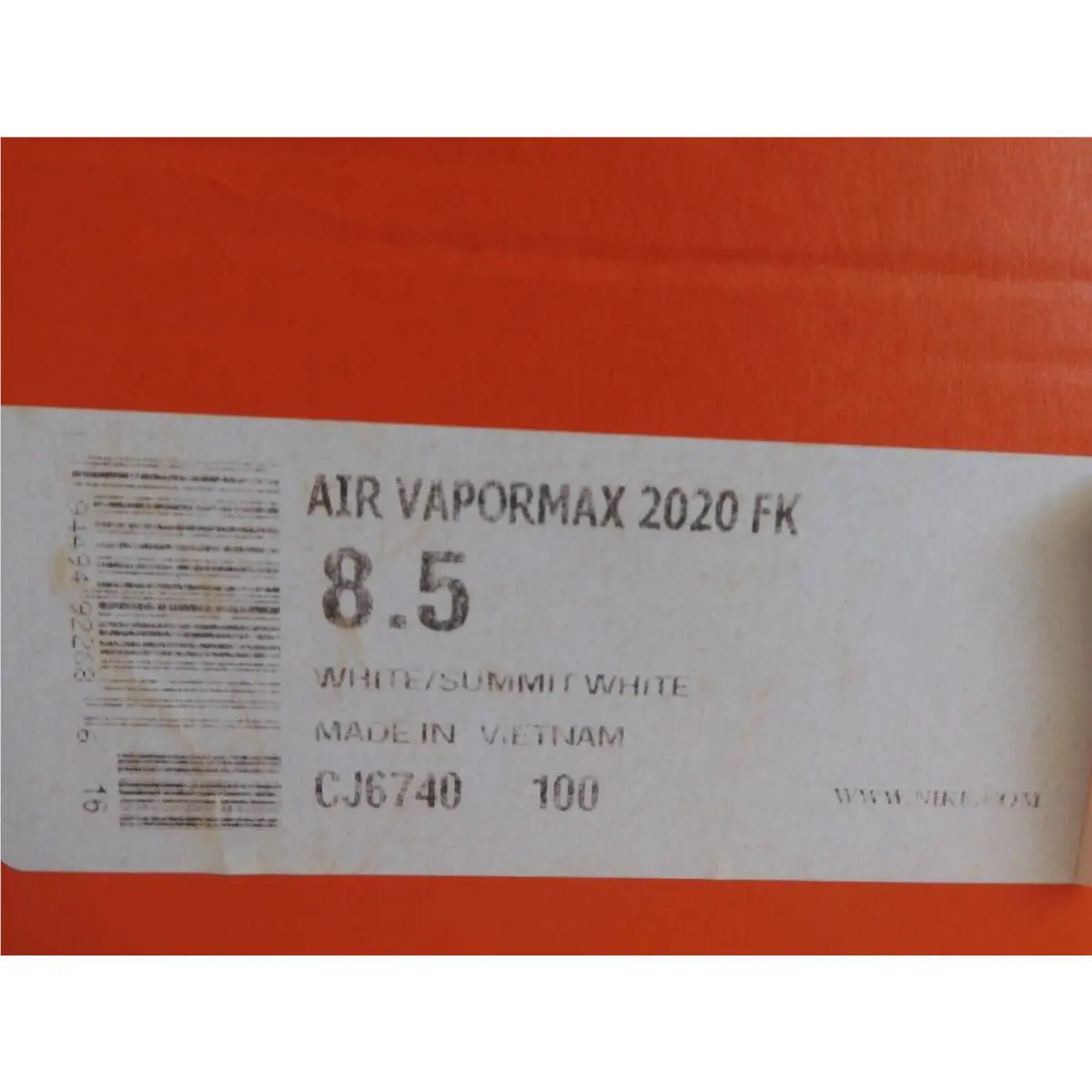 Nike shoes - Nike Air VaporMax Flyknit - Air VaporMax Flyknit - CJ6740-100 - White (UPC: 0194494922686) 4