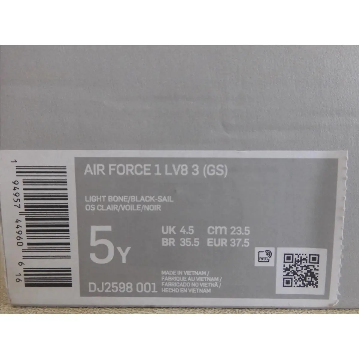 Nike shoes - Nike Air Force 1 LV8 - DJ2598-001 - White (UPC: 194957449606) 6