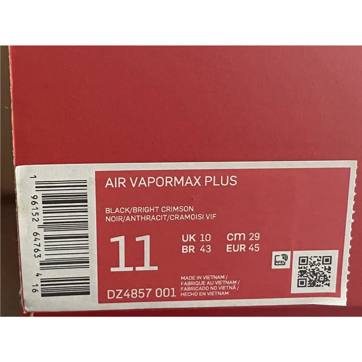 Nike shoes - Air Vapormax Plus - Air Vapormax Plus - DZ4857-001 - Black (UPC: 0196152647634) 6