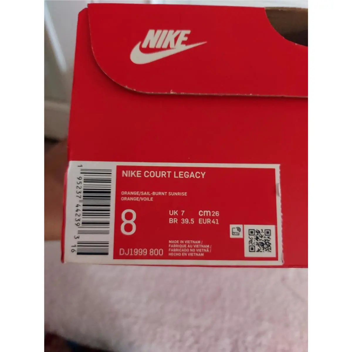 Nike shoes - Nike Court Legacy - Court Legacy - Orange 7