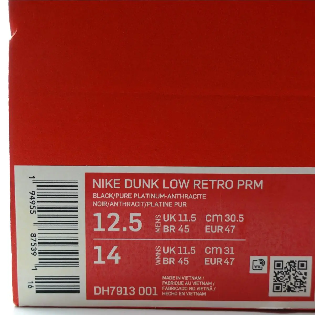 Nike shoes - Nike Dunk Low - Dunk Low - DH7913 001 - Black 9