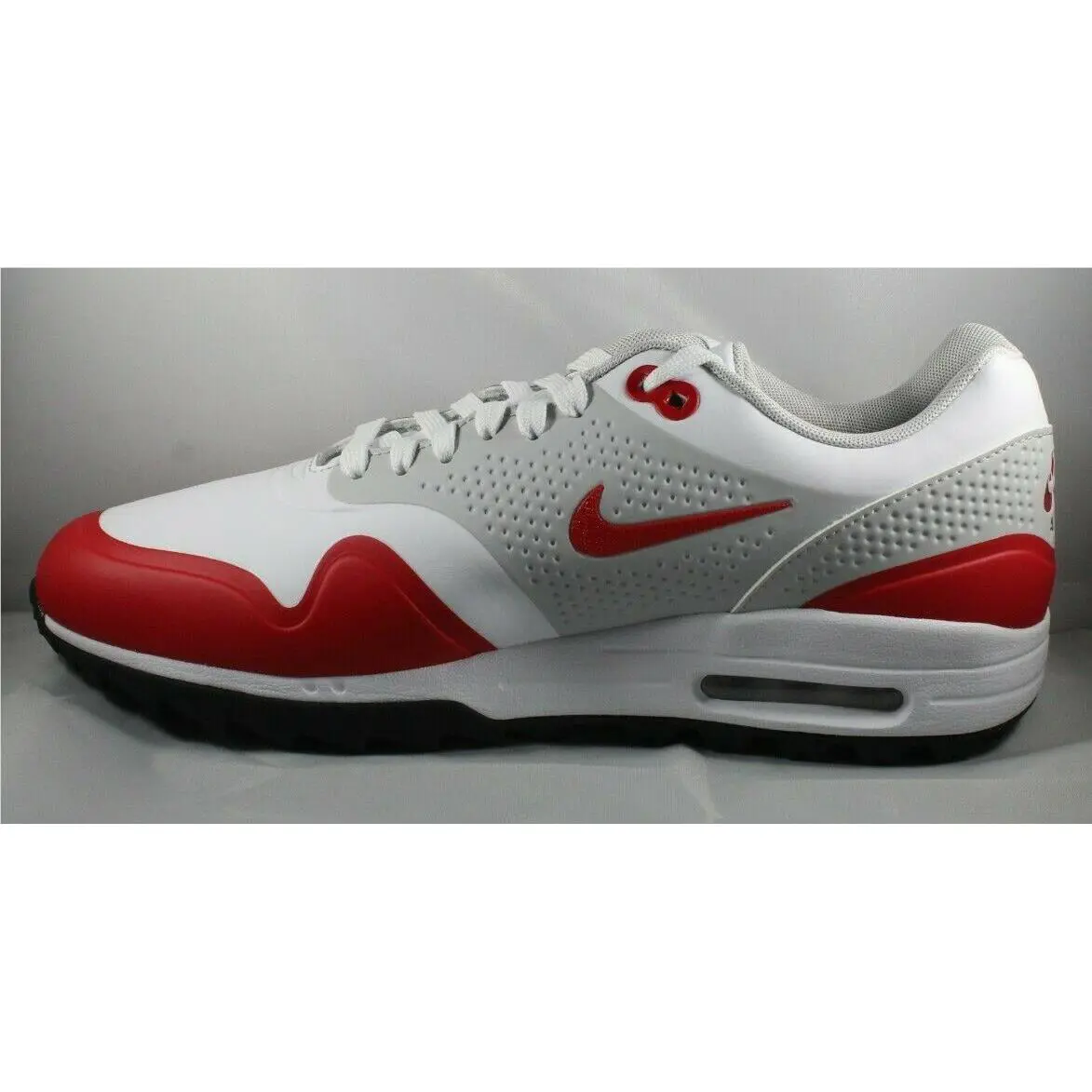 Nike shoes - Nike Air Max 1 - Air Max - Red, Manufacturer: White/Neutral Grey/University Red/Black (UPC: 00886550267557) 0