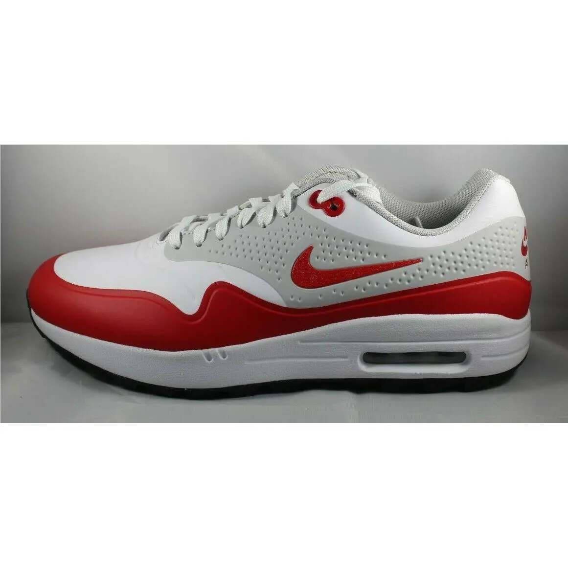 Nike shoes - Nike Air Max 1 - Air Max - Red, Manufacturer: White/Neutral Grey/University Red/Black (UPC: 00886550267557) 3
