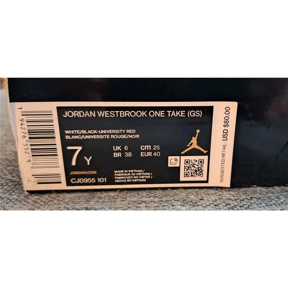 Nike shoes - Jordan Westbrook One Take - Westbrook One Take - White 4