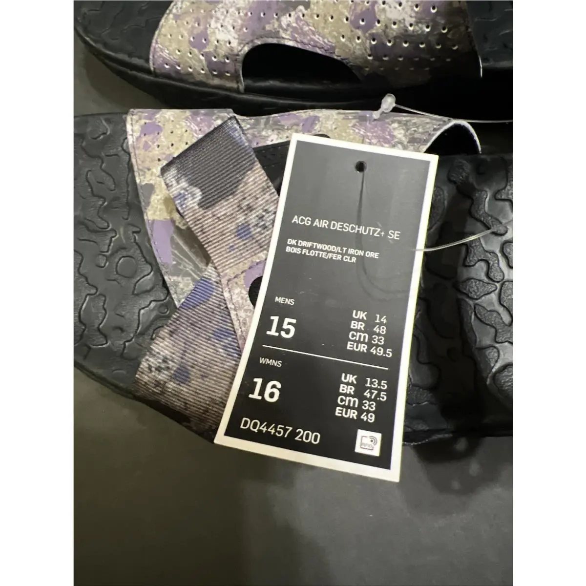 Nike shoes - Nike Air ACG - Air ACG - DQ4457-200 - Dark Driftwood / Lt Iron Ore (UPC: 0195869046129) 5
