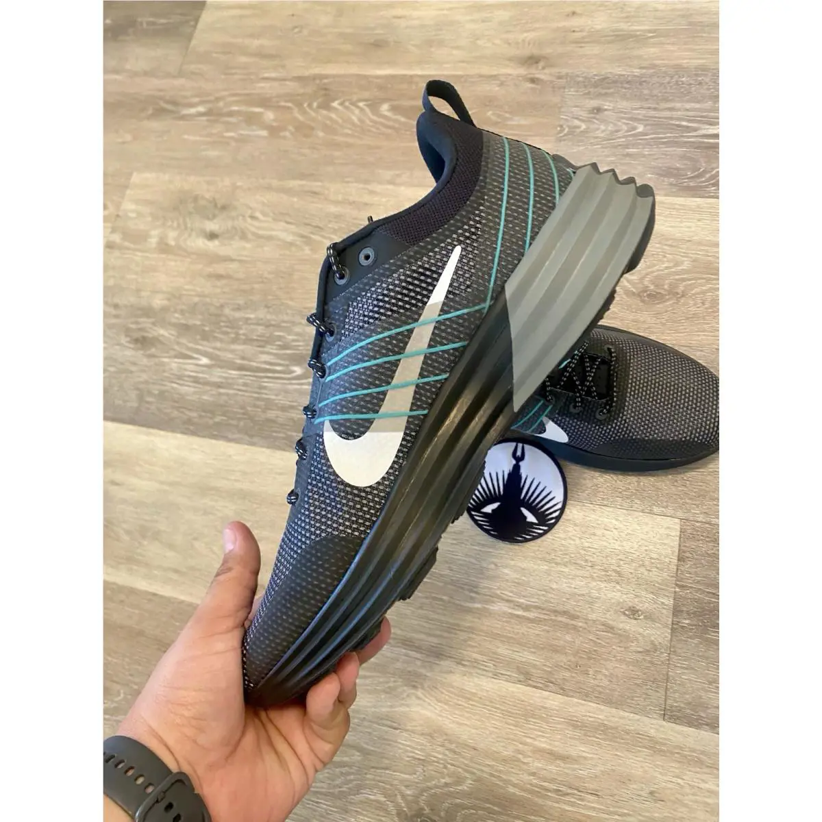 Nike shoes - Nike Lunar Roam PRM - Lunar Roam PRM - HV2523-002 - Black / Cool Grey / Aurora Green / Photon Dust (UPC: 197860760950) 3