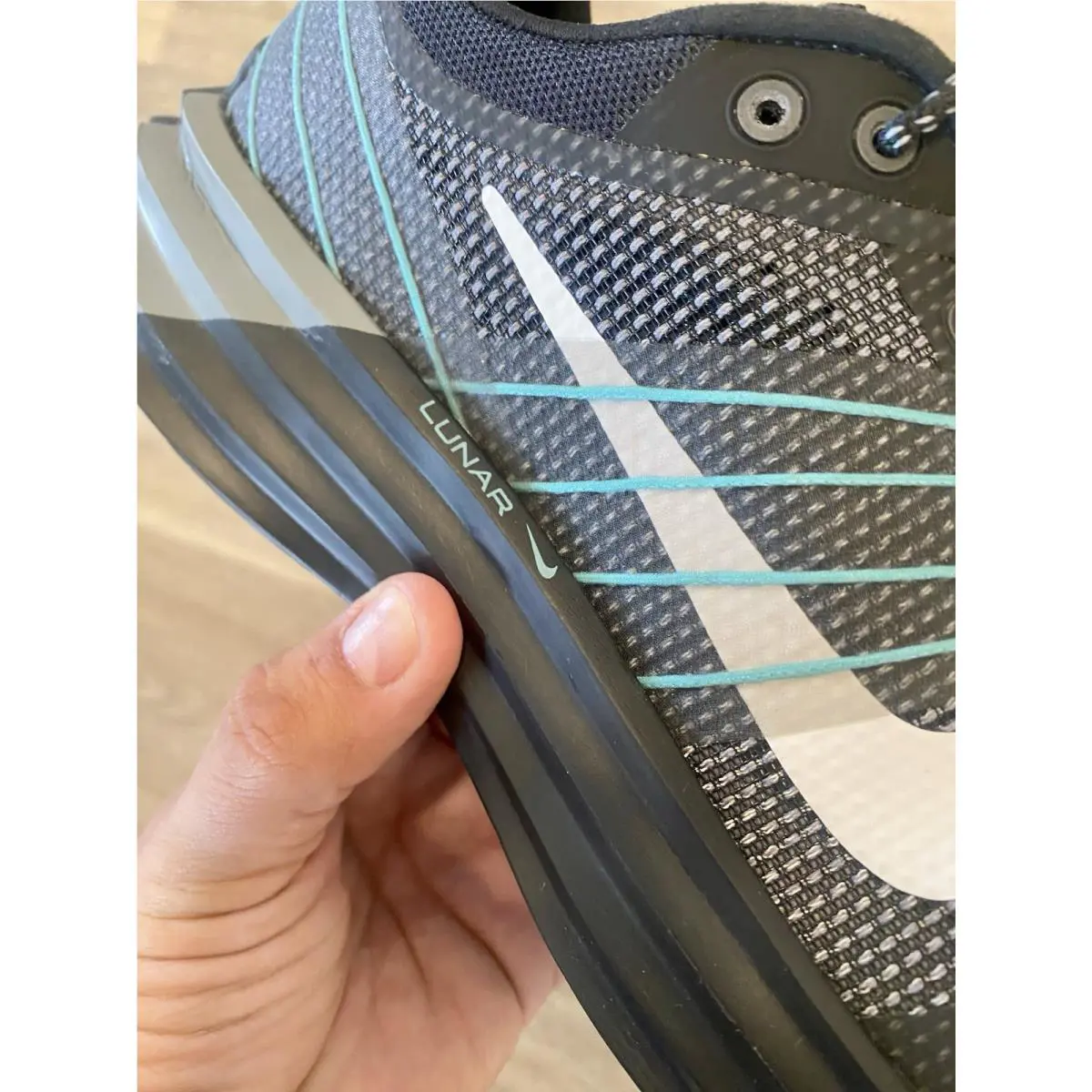 Nike shoes - Nike Lunar Roam PRM - Lunar Roam PRM - HV2523-002 - Black / Cool Grey / Aurora Green / Photon Dust (UPC: 197860760950) 7
