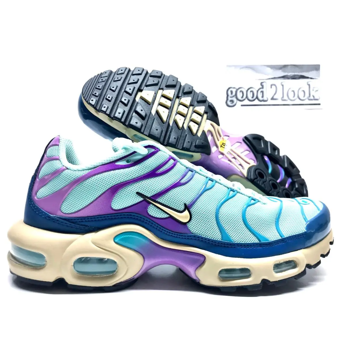 Nike Air Max Plus Jade Ice/sesame Size Women 6.5 DZ3671-300 - Blue
