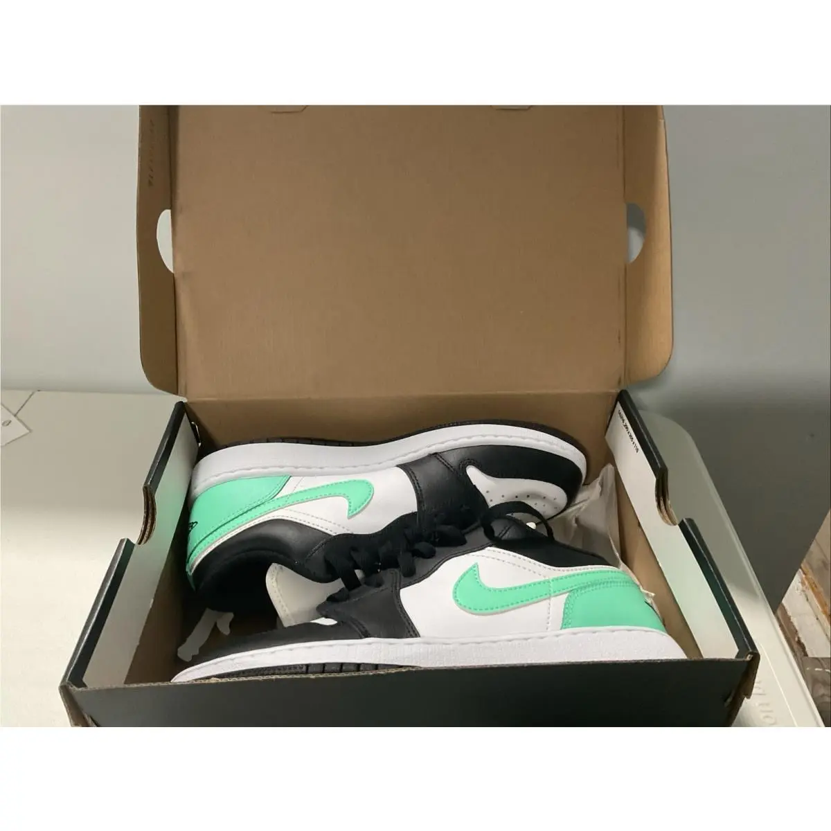 Nike shoes - Air Jordan 1 Low - Air Low - unknown - teal, Manufacturer: Black/Multi-Color 0