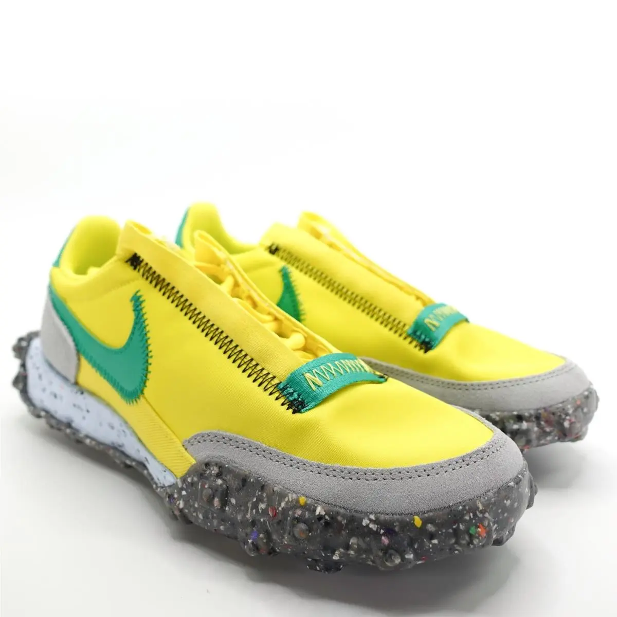Nike shoes - Waffle Racer Crater - Waffle Racer Crater - CT1983 701 - Yellow, Green 5