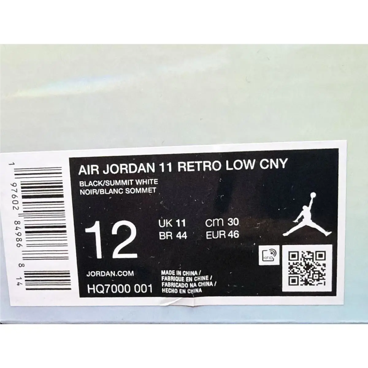 Nike shoes - Air Jordan 11 Low - Air Low - HQ7000-001 - White 4