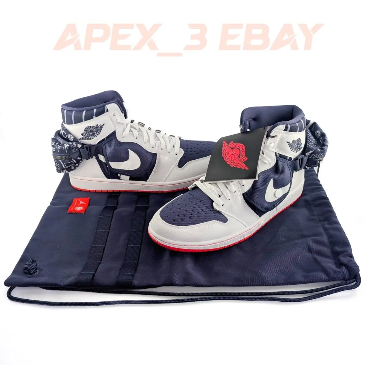 Nike shoes - Air Jordan 1 - Air - DV1717 100 - White, way: White / Neutral Indigo 9