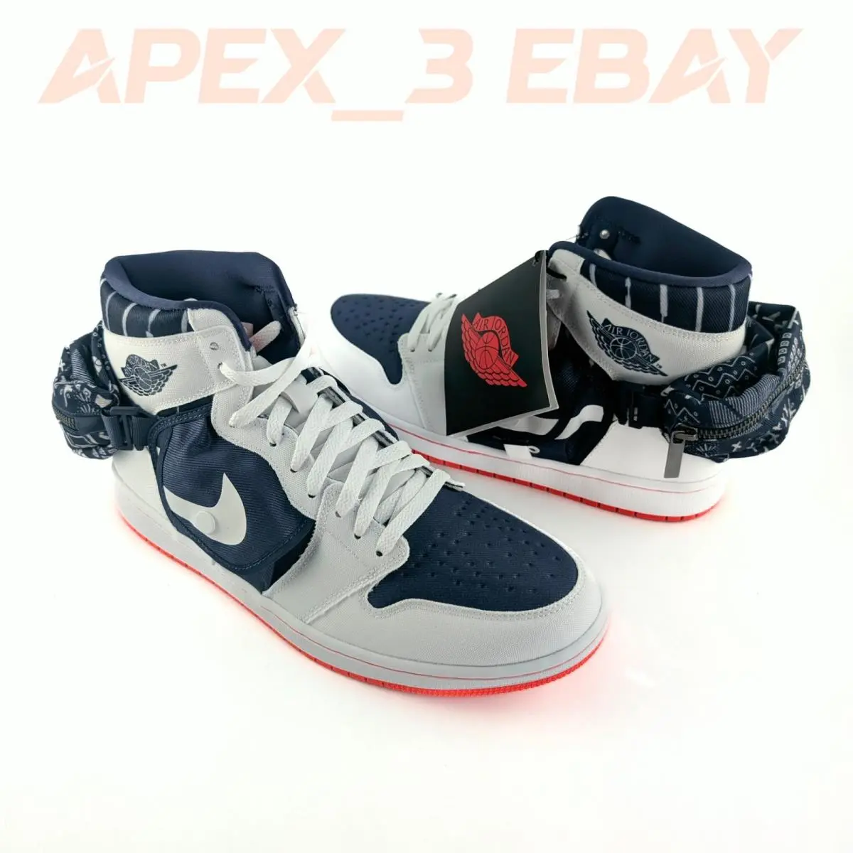 Nike shoes - Air Jordan 1 - Air - DV1717 100 - White, way: White / Neutral Indigo 3