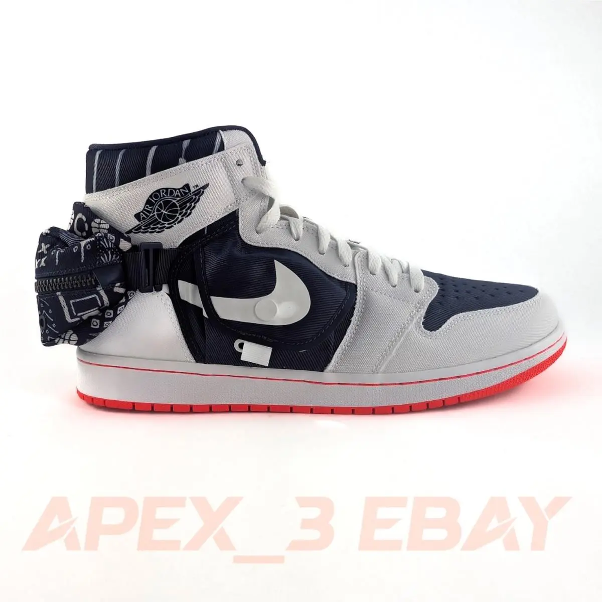 Nike shoes - Air Jordan 1 - Air - DV1717 100 - White, way: White / Neutral Indigo 4