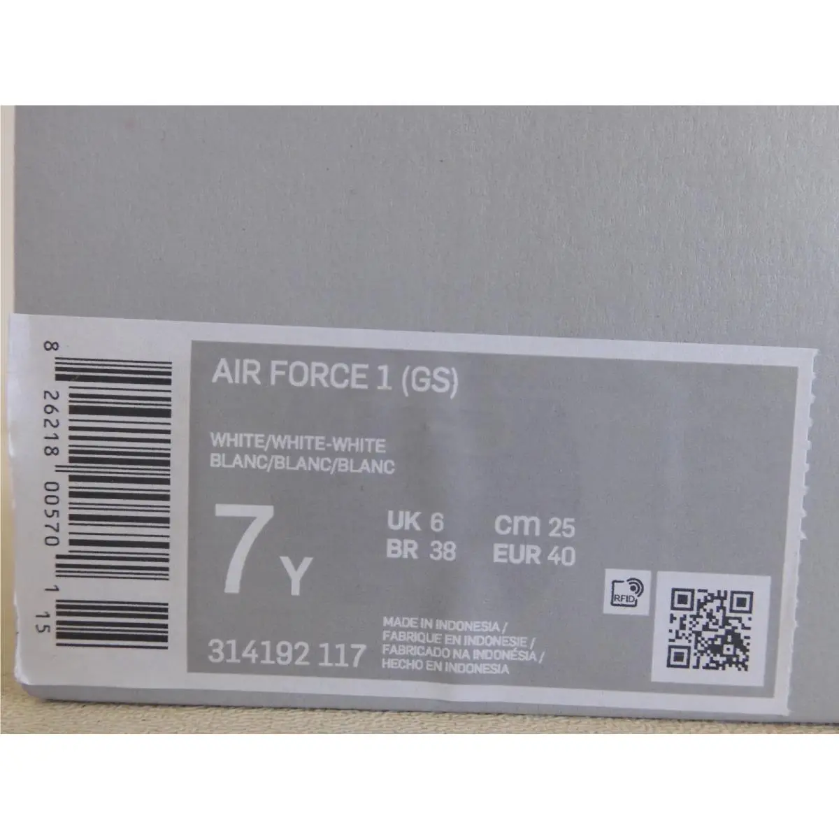 Nike shoes - Nike Air Force 1 - Air Force - 314192-117 - White (UPC: 826218005701) 3