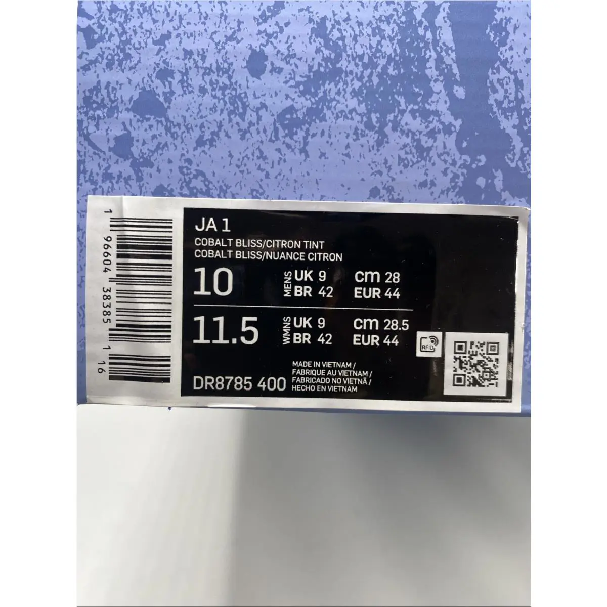 Nike shoes - Nike Ja 1 - DR8785-400 - Cobalt Bliss/Citron Tint (UPC: 196604383851) 6