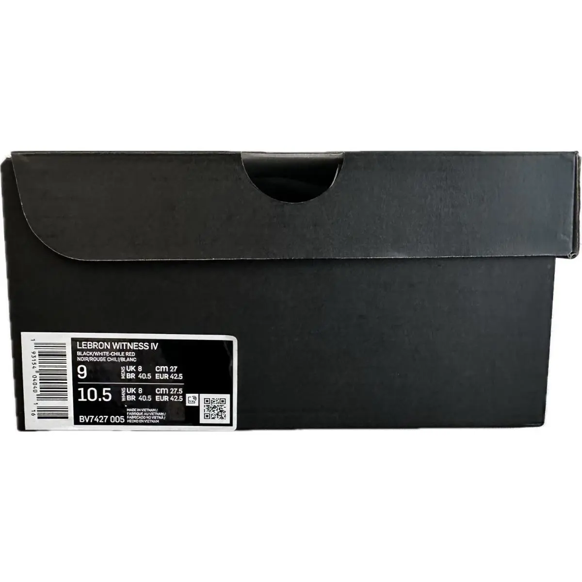 Nike shoes - Nike LeBron Witness 4 - LeBron Witness - BV7427-005 - Black (UPC: 193154040401) 8