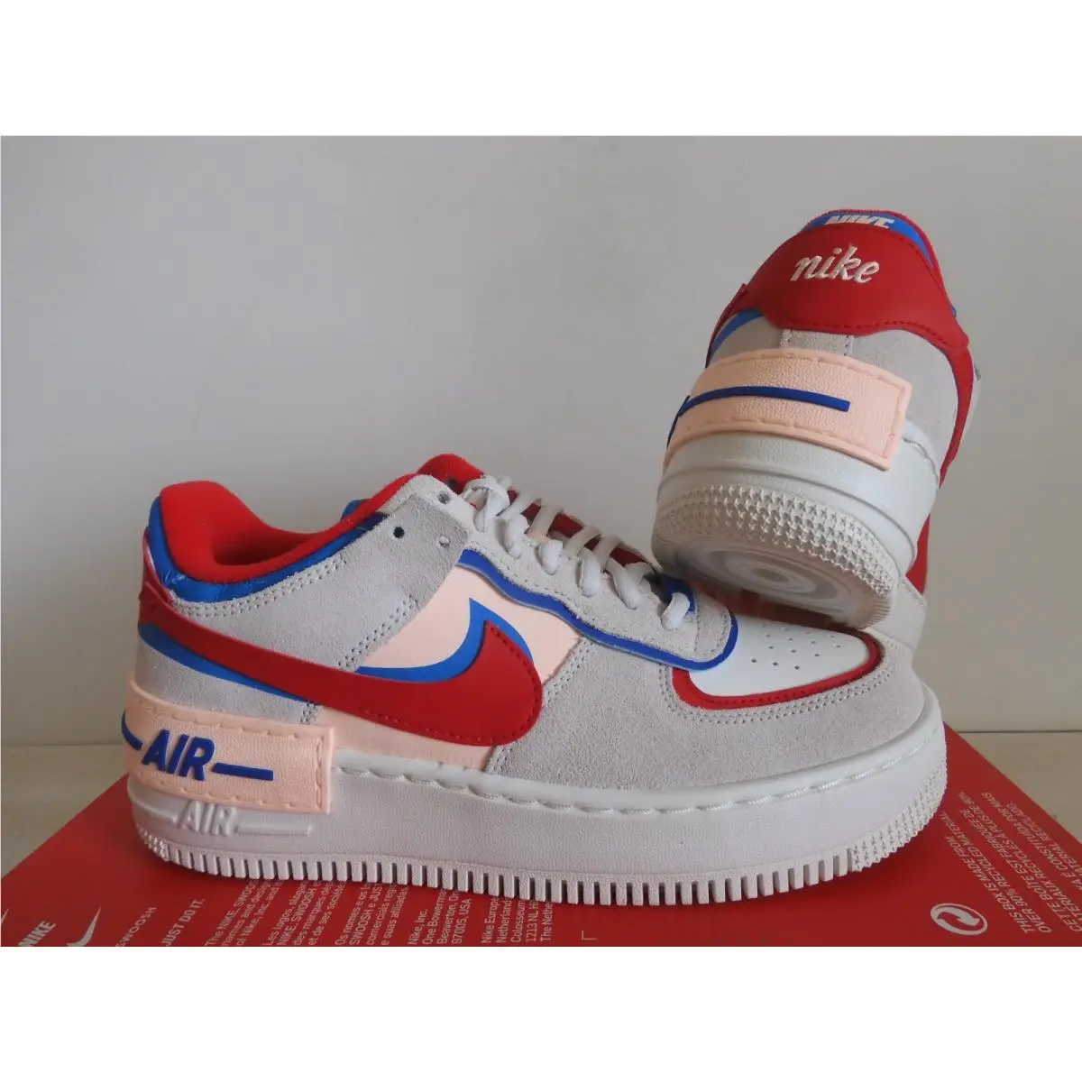 Nike shoes - Nike Air Force 1 Shadow - CU8591-100 - Sail (UPC: 194499069003) 1