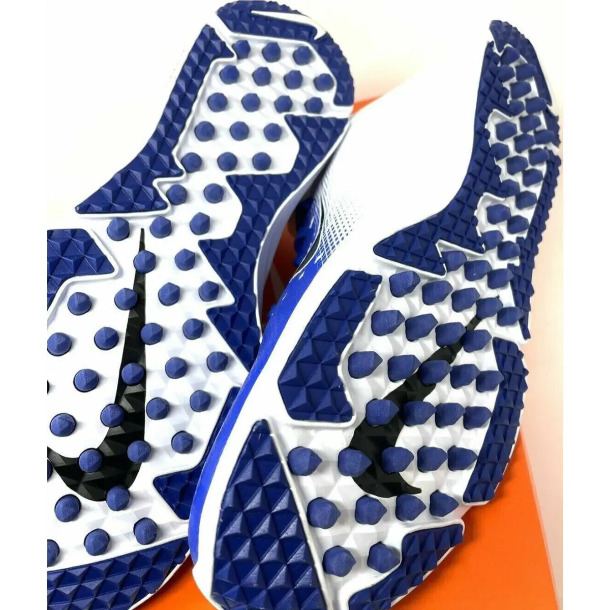 Nike shoes - Nike Vapor Untouchable - Vapor Untouchable - AO8744-104 - White / Blue, Manufacturer: White / Black-Old Royal (UPC: 887230920649) 4
