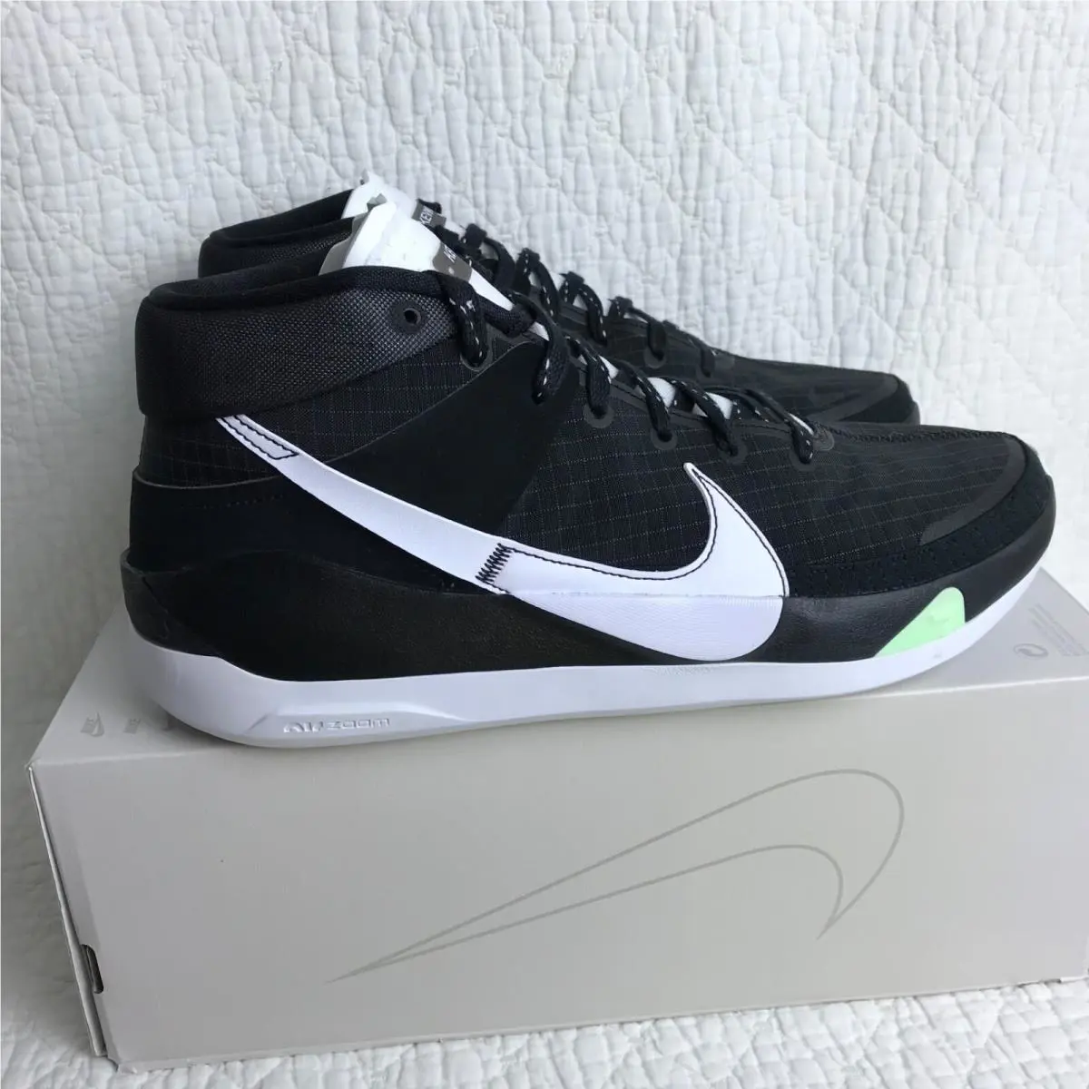 Nike shoes - Nike KD 13 - CK6017-002 - Black/White-Pure platinium 9