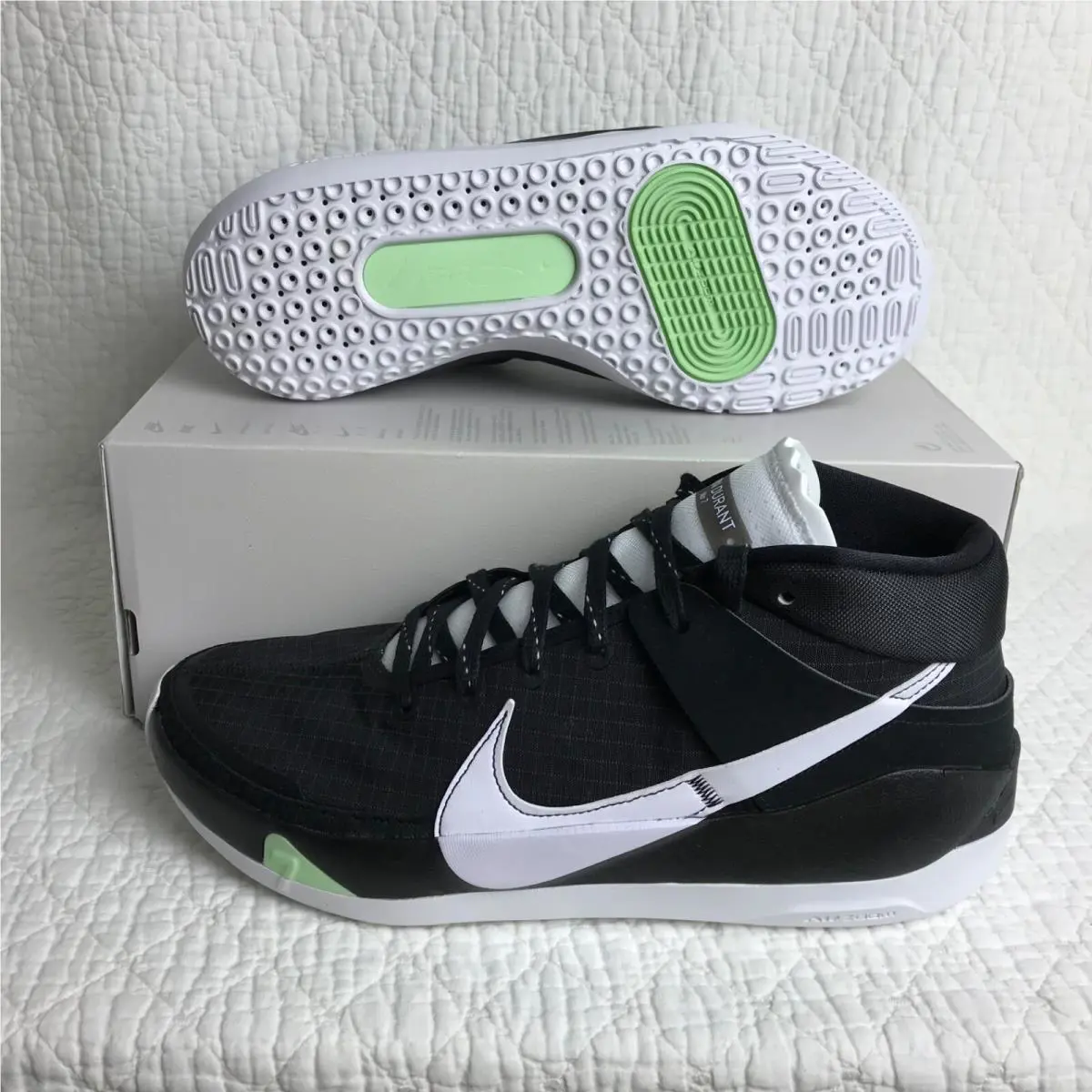 Nike shoes - Nike KD 13 - CK6017-002 - Black/White-Pure platinium 2