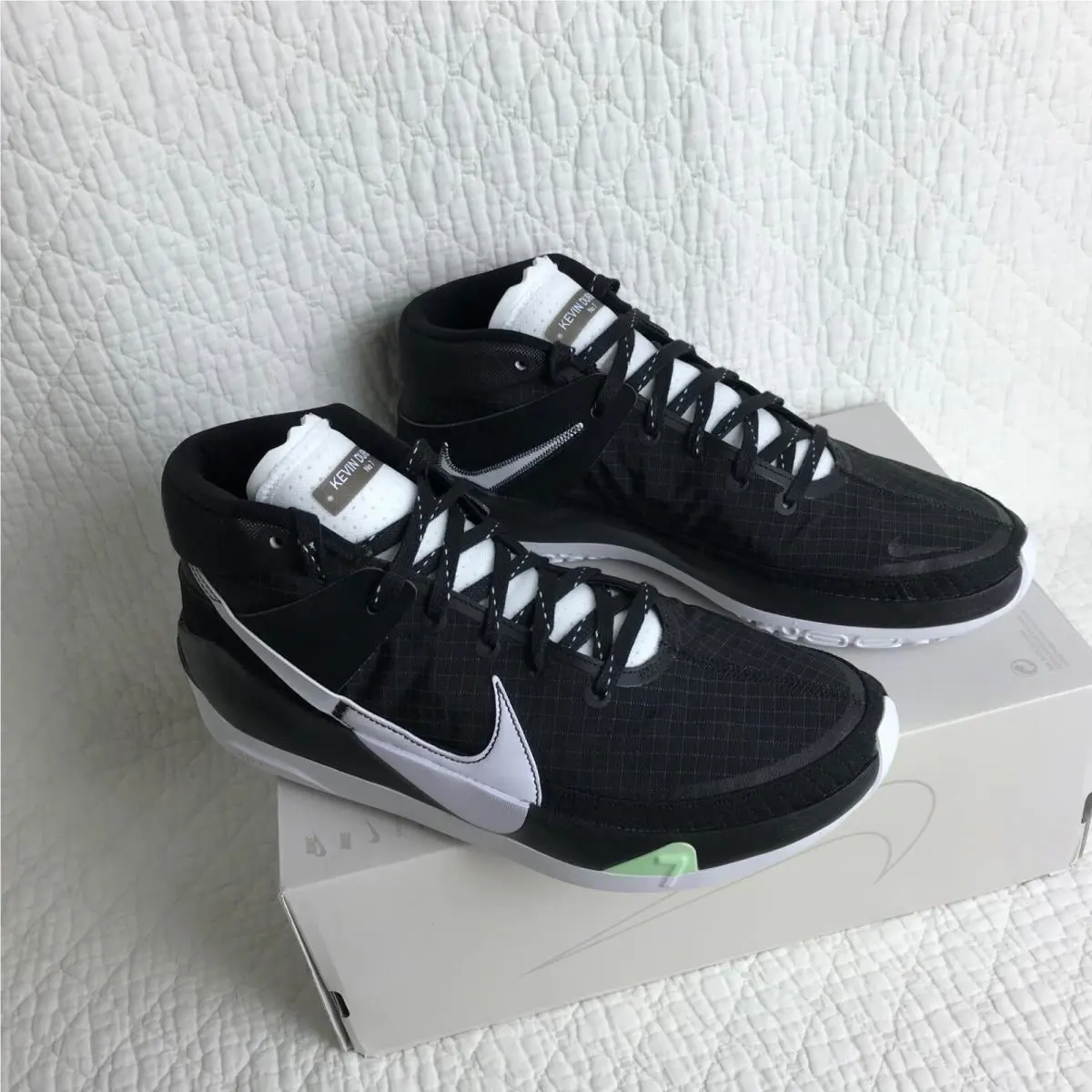 Nike shoes - Nike KD 13 - CK6017-002 - Black/White-Pure platinium 7