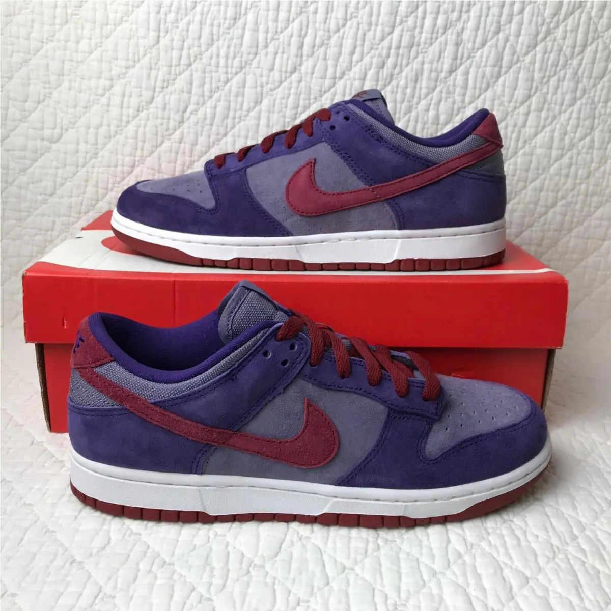 Nike Dunk Low Retro Shoes Men’s SZ 7.5 Daybreak/barn-plum CU1726-500