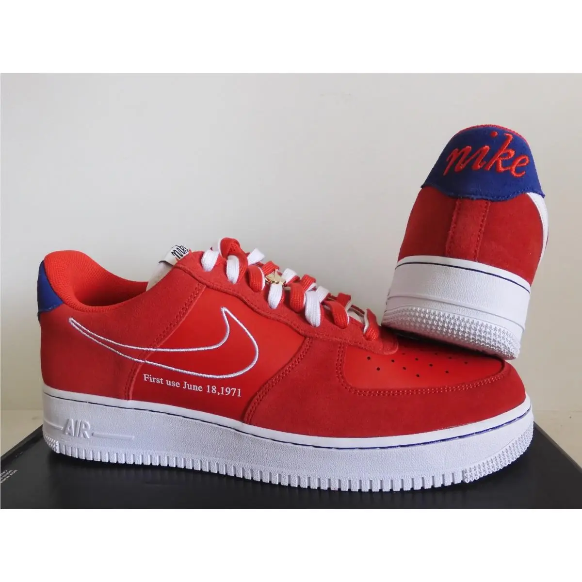 Nike shoes - Nike Air Force 1 `07 LV8 - DB3597600 - Red (UPC: 195238786359) 0