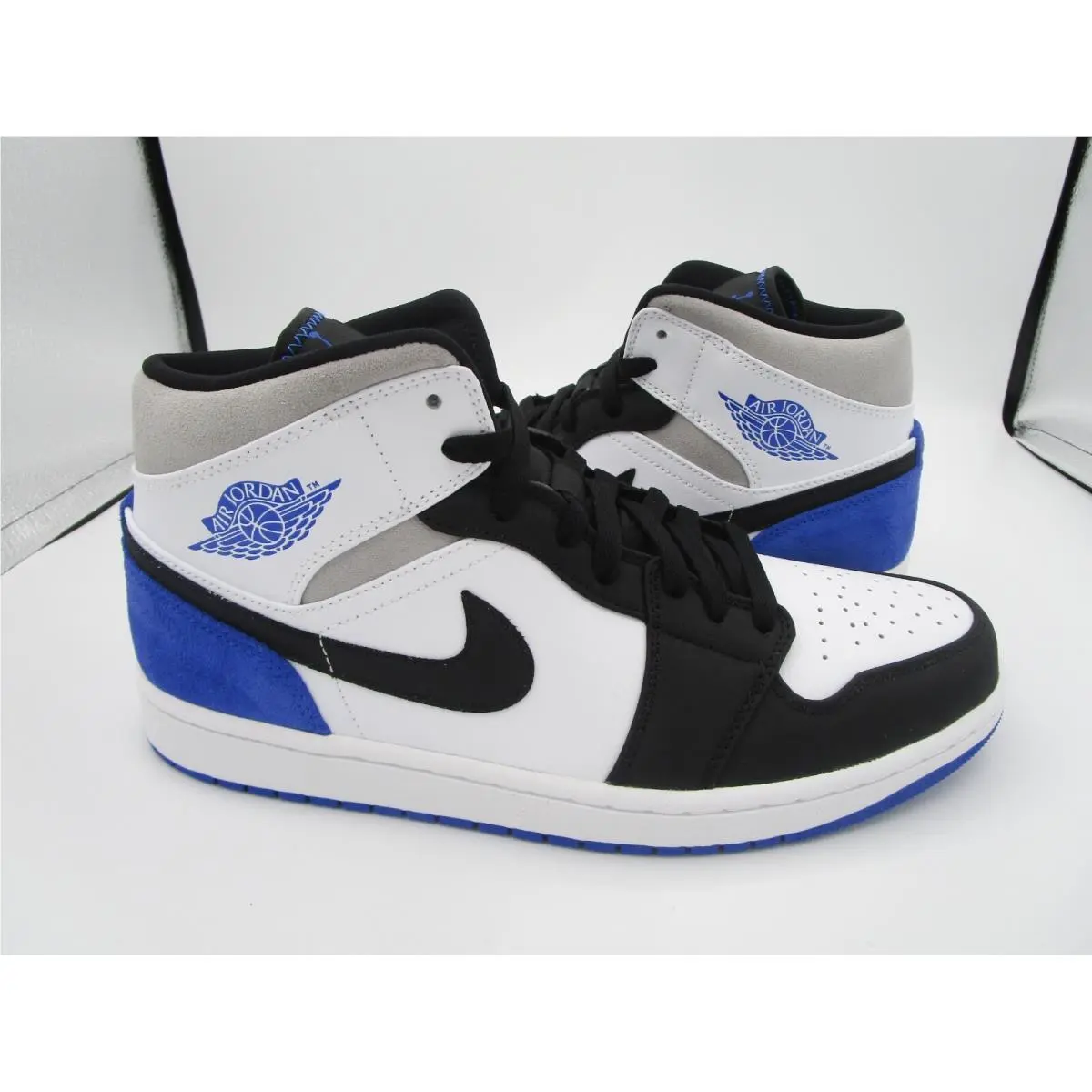 Nike Air Jordan 1 Mid SE Mens 10.5 Union Hyper Royal Blue Sneakers 852542-102