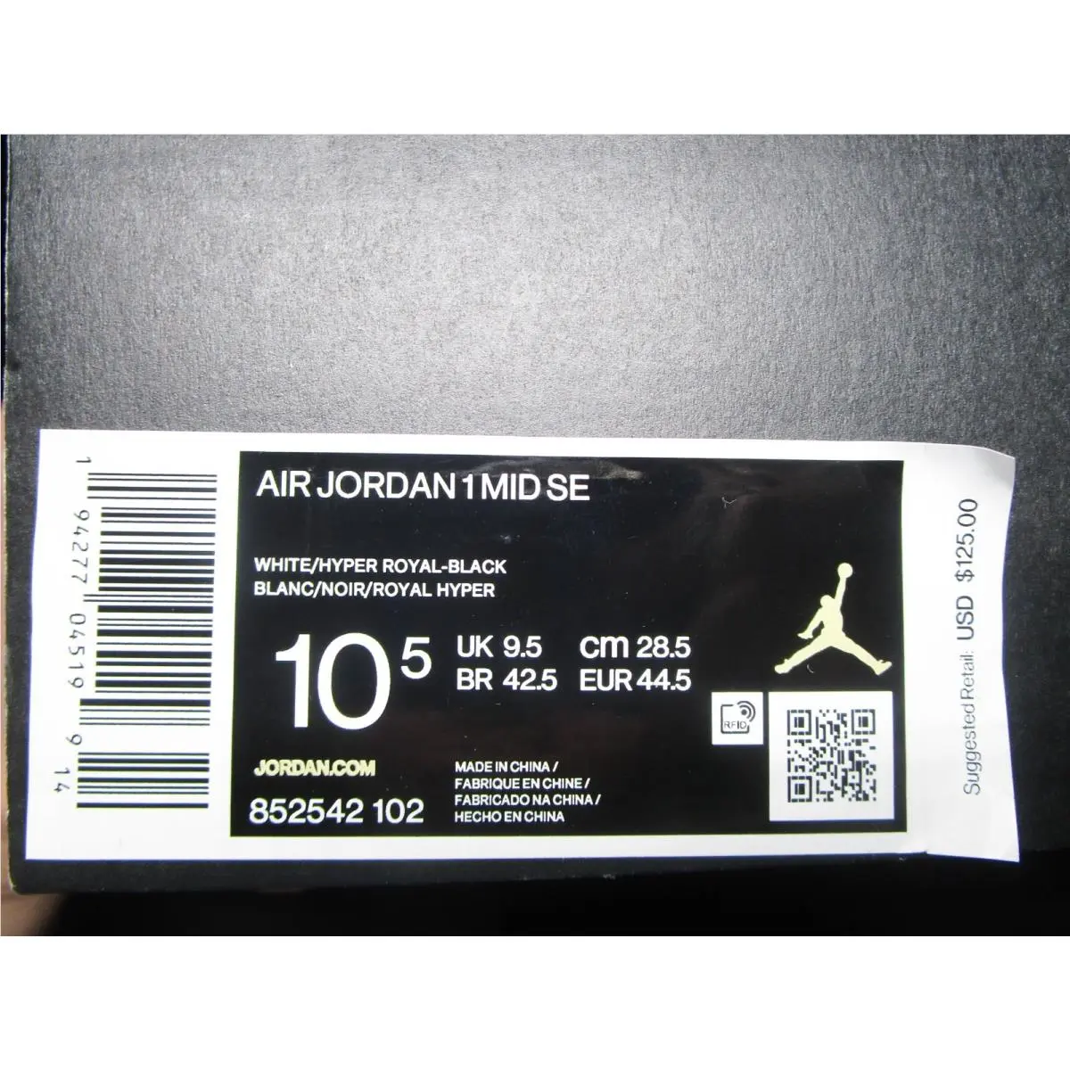 Nike shoes - Nike Air Jordan 1 - Air - 852542102 - Blue 7
