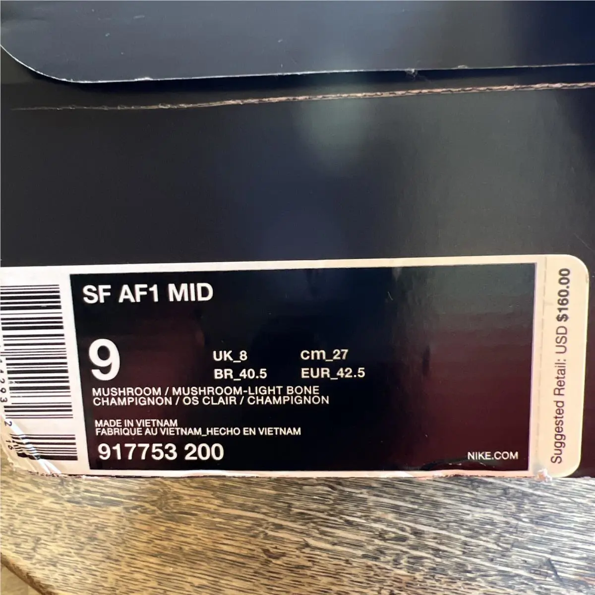 Nike shoes - Nike Air Force 1 - Air Force - Mushroom beige tan 9