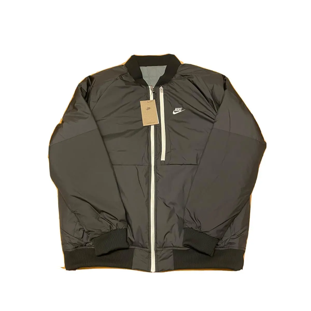 Nike Sportswear Therma-fit Legacy Reversible Bomber Jacket DD6849-010 Size S - Black