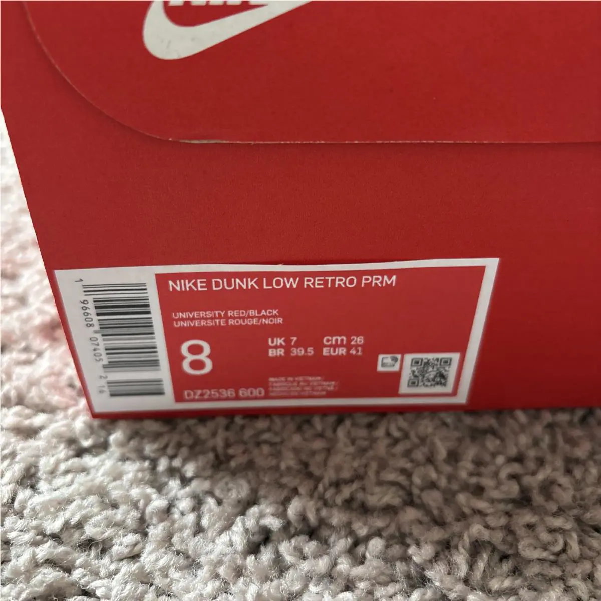Nike shoes - Nike Dunks - Dunks - DZ2536-600 - Red 0