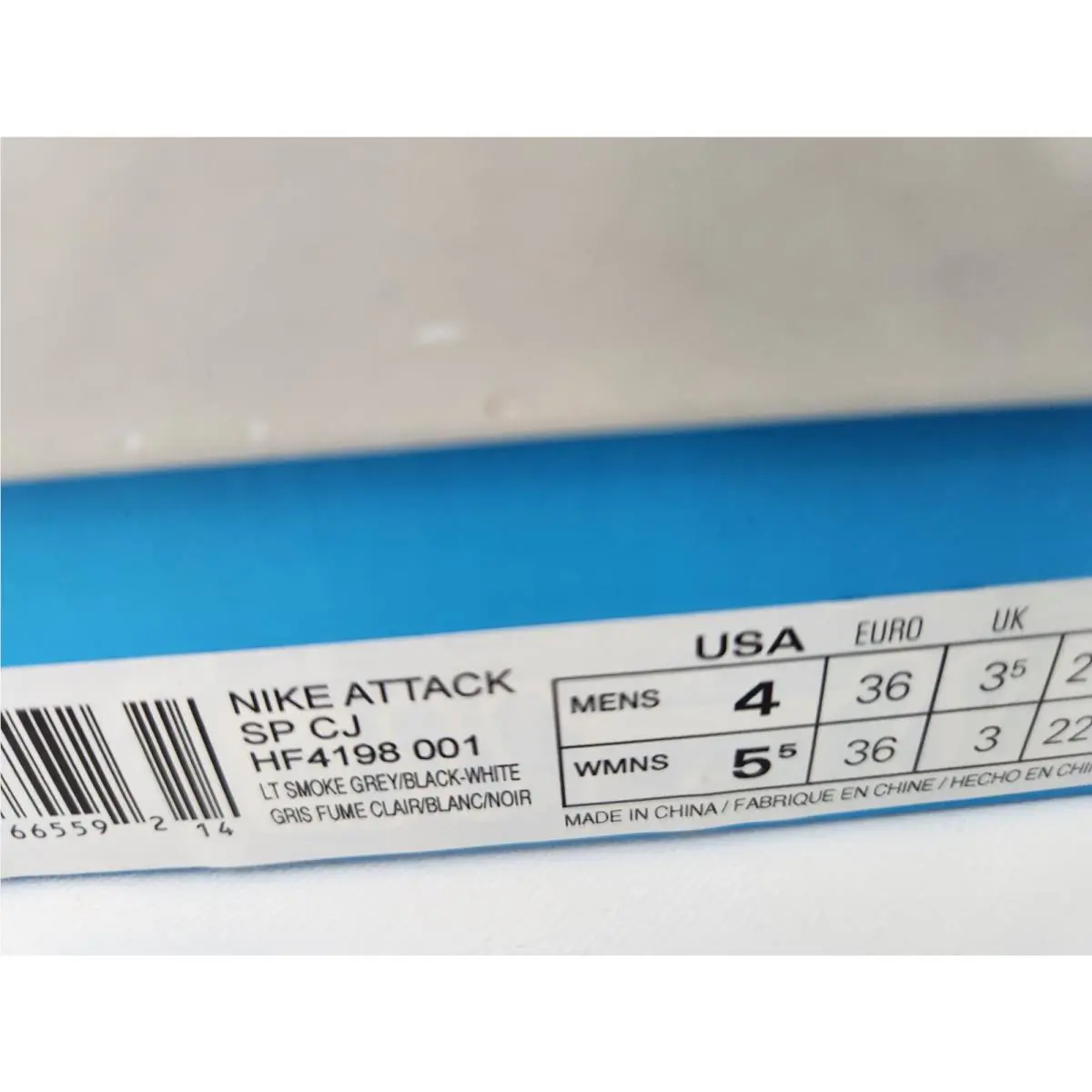 Nike shoes - Attack SP CJ - Attack - hf4198 001 - Grey (UPC: 196977664885) 1
