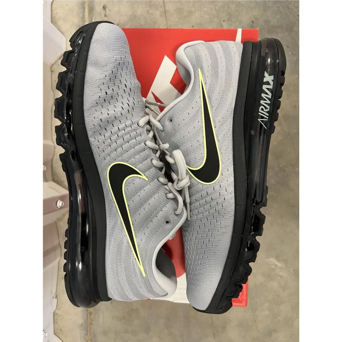 Nike shoes - Nike Air Max 2017 - Air Max - 849559-012 - Wolf Grey/Pure Platinum/Black/Volt 0