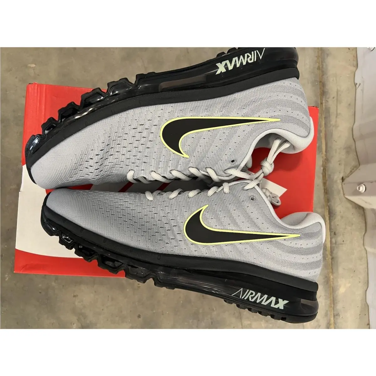 Nike shoes - Nike Air Max 2017 - Air Max - 849559-012 - Wolf Grey/Pure Platinum/Black/Volt 4