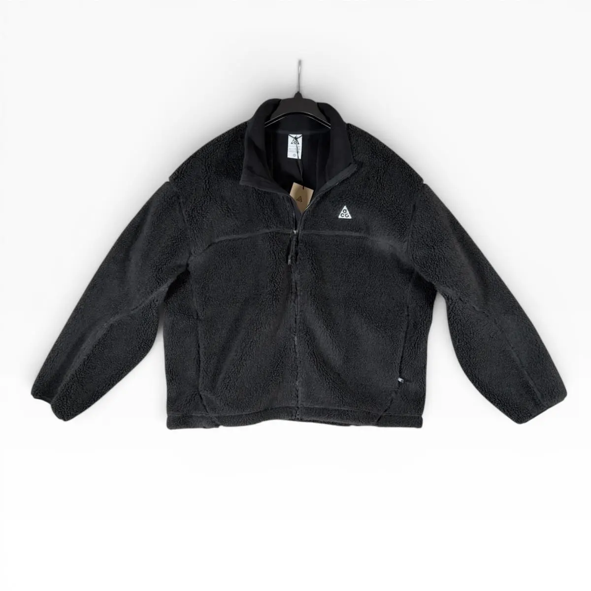 Acg Canwell Glacier Mens Xxl Therma-fit Adv Windproof Fleece Jacket Black by Nike