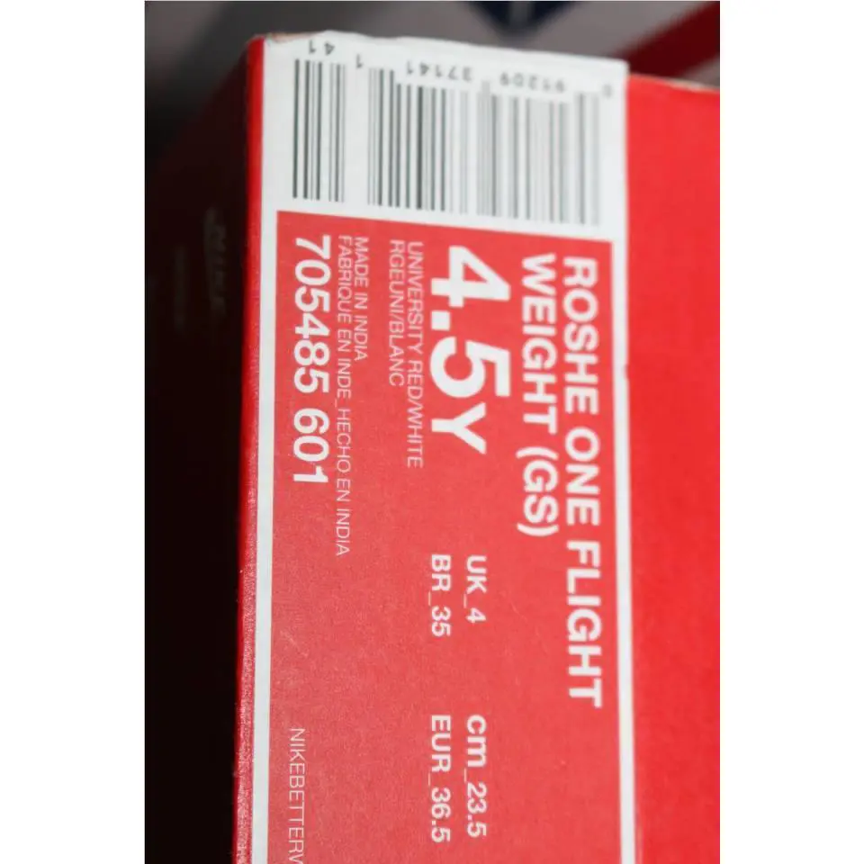 Nike shoes - UNIVERSITY RED, WHITE (UPC: 091209371411) 5